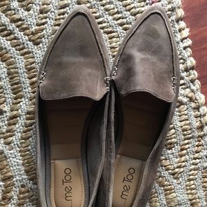 Me Too Audra Suede Tan Loafers